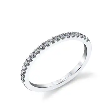 White Gold Classic Wedding Band - Anita