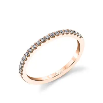 White Gold Classic Wedding Band - Anita