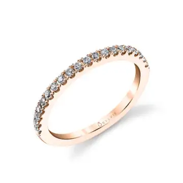 White Gold Classic Wedding Band - Melodie