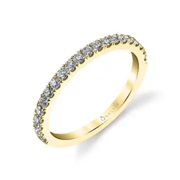 White Gold Classic Wedding Band - Marielle