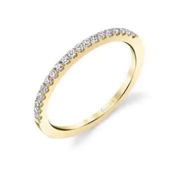 White Gold Classic Wedding Band - Jenny