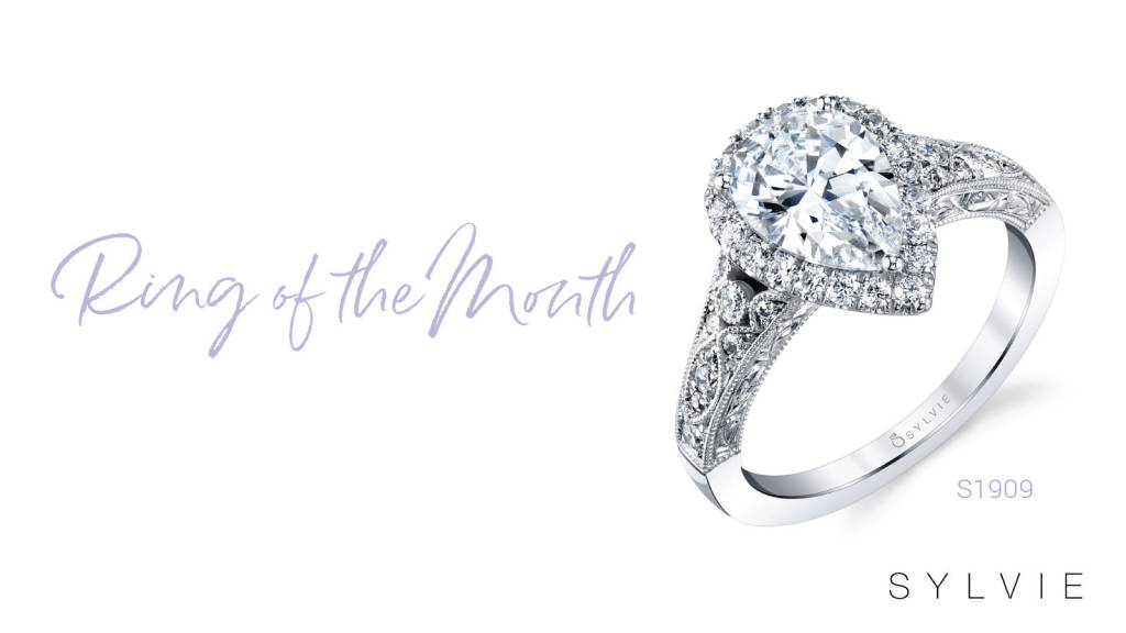 Sylvie’s Ring of the Month - Vintage Pear Engagement Ring