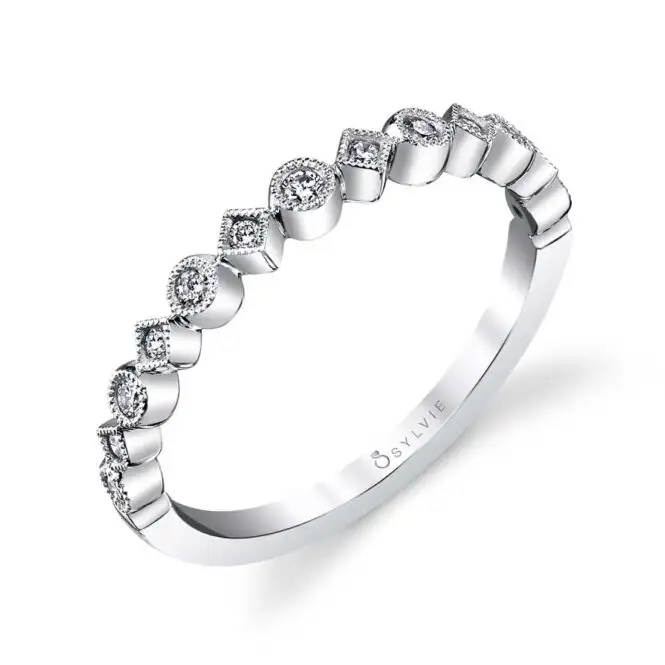 Modern Stackable Wedding Band