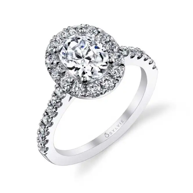 Classic Halo Engagement Ring