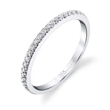 White Gold Classic Diamond Wedding Band