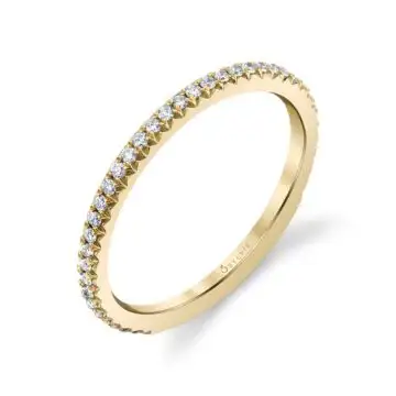 White Gold Classic Wedding Band - Adorlee