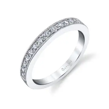 Modern Vintage Wedding Ring - Cassie