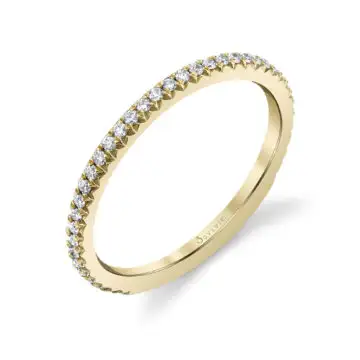 White Gold Classic Wedding Band - Vivian