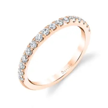 White Gold Classic Wedding Band - Jillian