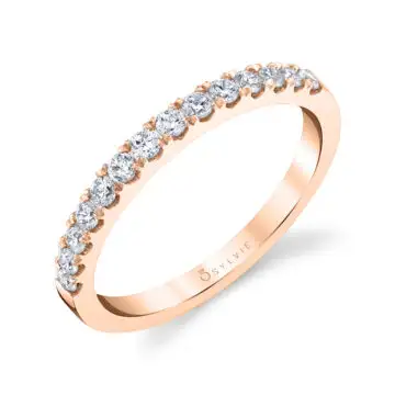 White Gold Classic Wedding Band - Isadora