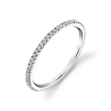 White Gold Classic Diamond Wedding Band