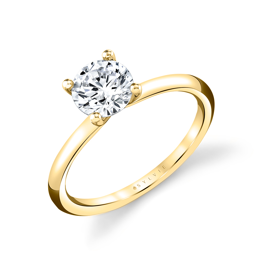 Sylvie Single Prong Diamond Engagement Ring 001-140-00469 | Holtan's Jewelry  | Winona, MN