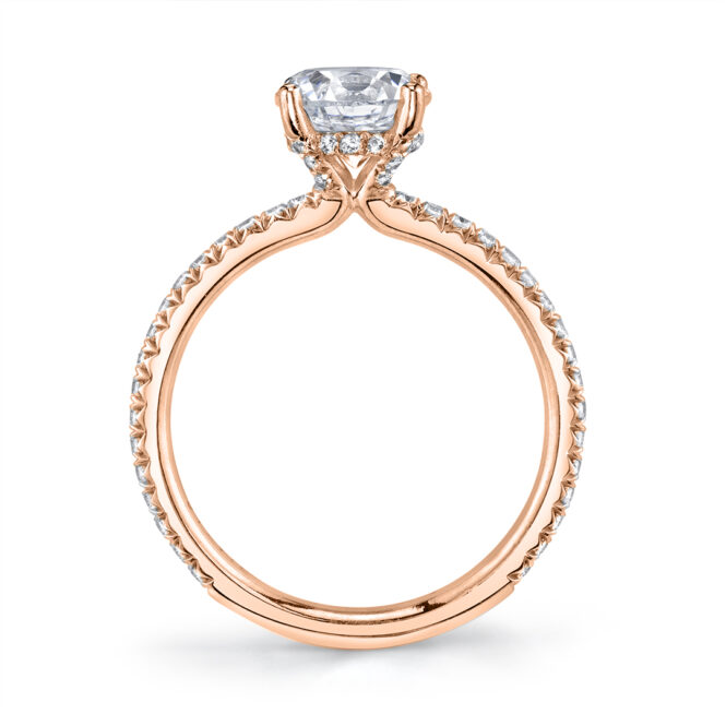 Radiant Cut Classic Engagement Ring - Maryam - Sylvie Jewelry