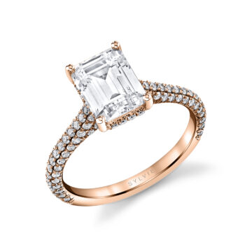 Yellow Gold Engagement Rings by Sylvie