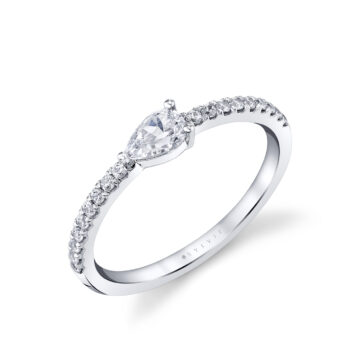 Pear Shaped Classic Wedding Band