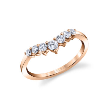 Stackable Wedding Rings by Sylvie