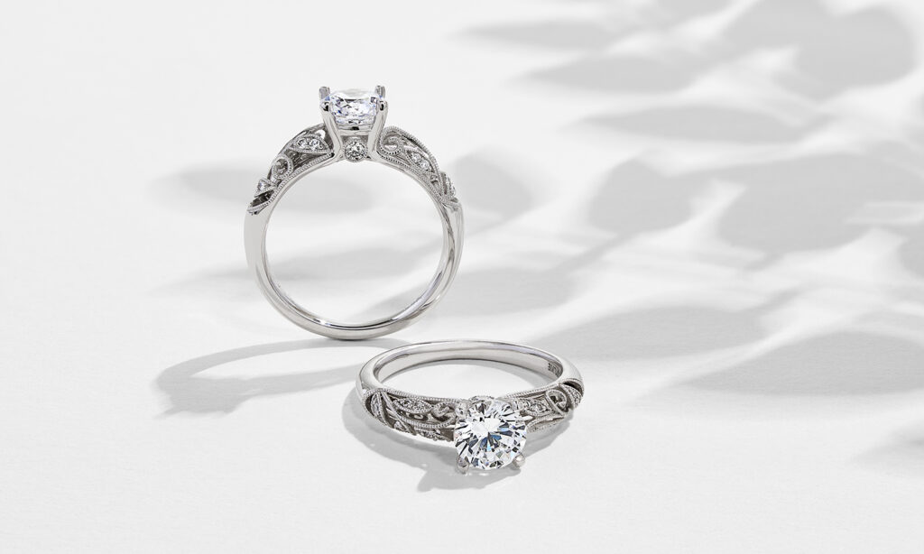 honoring an heirloom vintage engagement rings