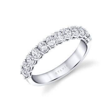 Oval Shaped Wedding Ring - 1.25 CT