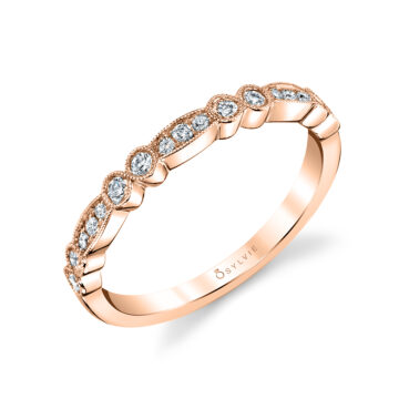 White Gold Stackable Wedding Ring