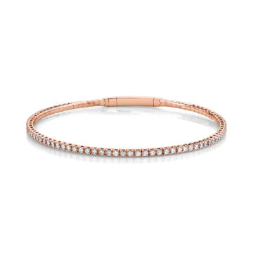 White Gold Classic Diamond Bangle