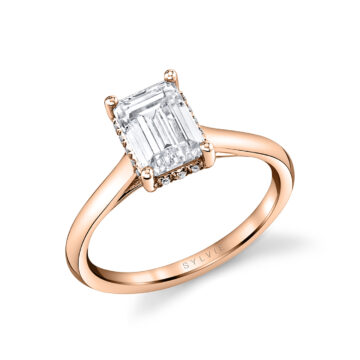 Solitaire Engagement Rings by Sylvie - Diamond Solitaire Rings