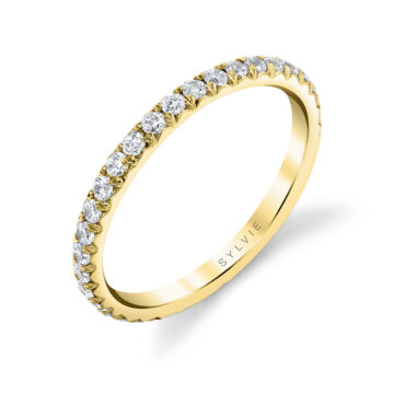 White Gold Classic Diamond Wedding Ring - Nova