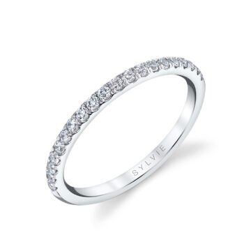 White Gold Classic Diamond Wedding Ring - Alana