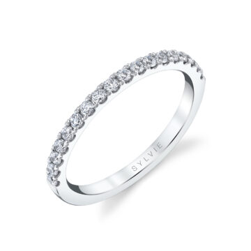 White Gold Classic Diamond Wedding Ring - Bethany