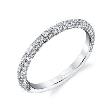 Pave Diamond Wedding Ring - Braylin