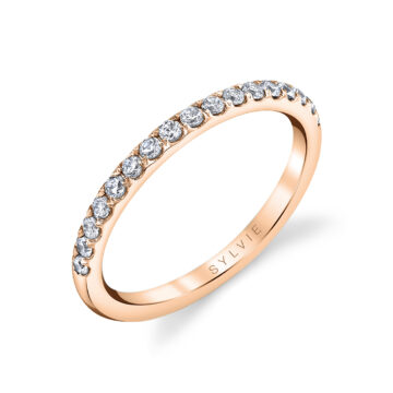 White Gold Classic Diamond Wedding Ring - Angela