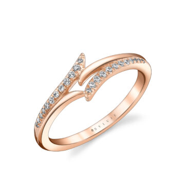 Yellow Gold Tulira Diamond Vine Wedding Ring