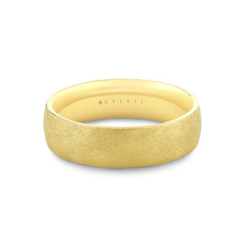 Yellow Gold Heritage Classic Brushed Men’s Band - Levi