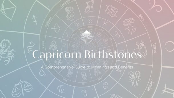 capricorn birthstones blog header image