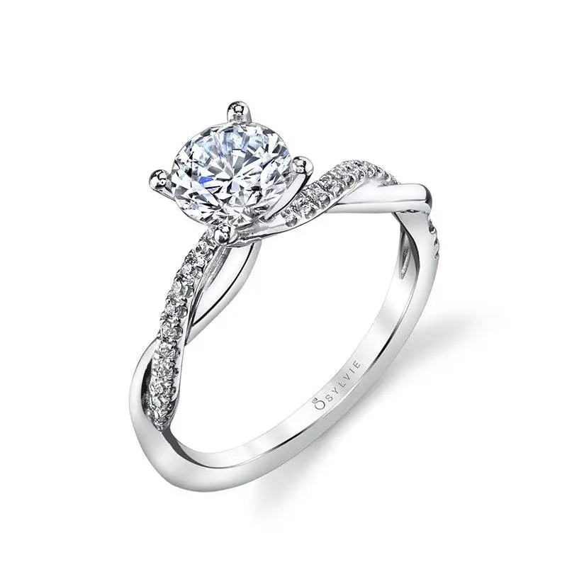 14k Yellow Gold Custom Vintage Style Diamond Engagement Ring #104784 -  Seattle Bellevue | Joseph Jewelry