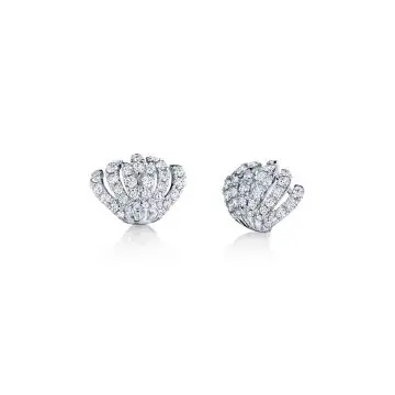 Diamond Cuff Earrings