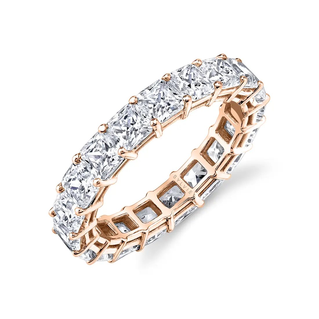 Tavia Asscher Cut Diamond Eternity Band – RW Fine Jewelry