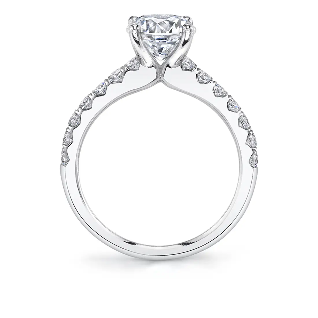 Side View Image of Classic Engagement Ring - Aimee - S2060