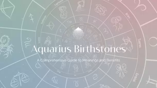 aquarius birthstones blog header image