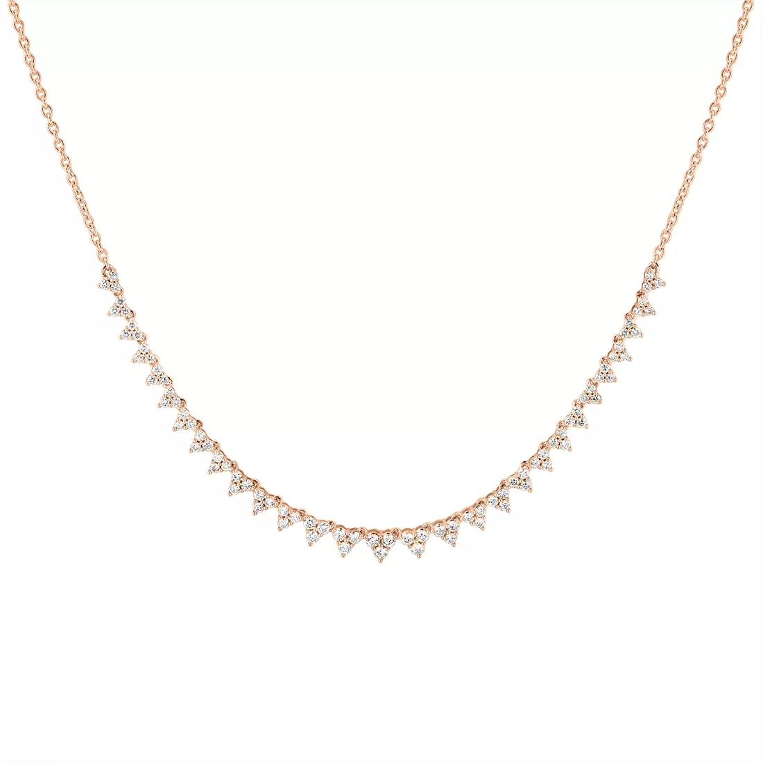 Yellow Gold Éternelle Diamond Trio Necklace